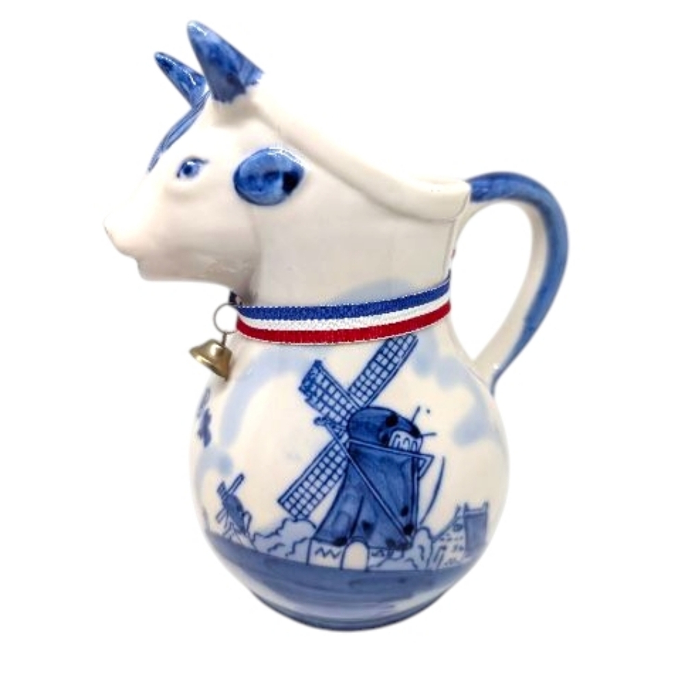 Vintage Delft Bull Pitcher Creamer‎ Hand Painted Holland